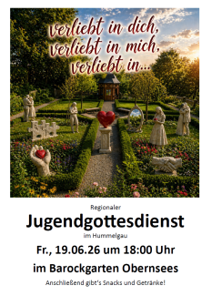 Jugendgottesdienst im Barockgarten
