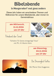 Bibelabende in Mengersdorf