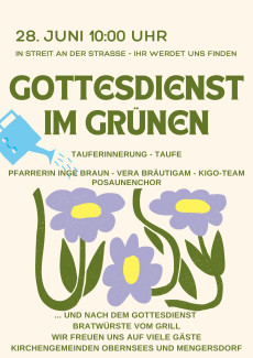 Gottesdienst im Grünen 