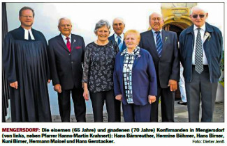 Eiserne und gnadene Konfirmanten Mengersdorf