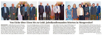 NK 30.07.2022 Jubelkonfirmation 2022 Mengersdorf